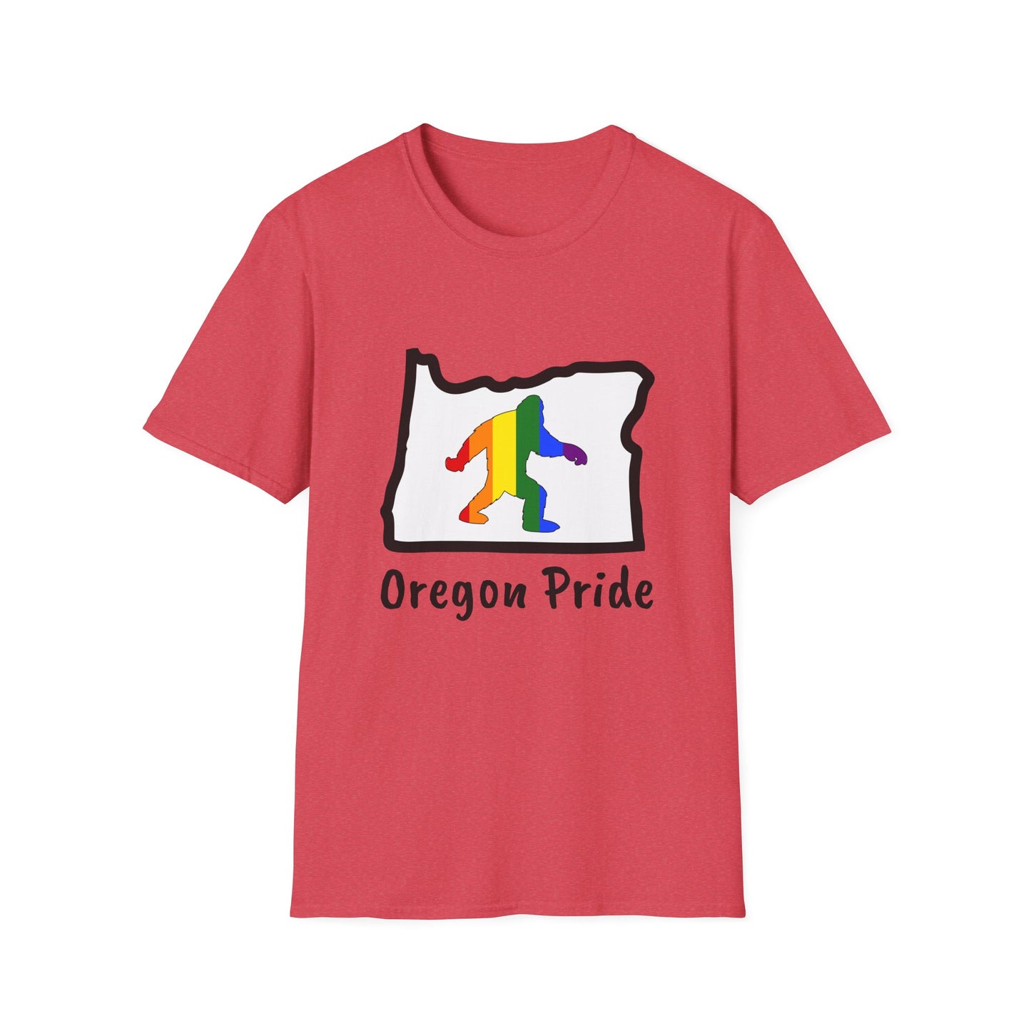 Oregon Pride Tee Shirt (Bigfoot-PNW Pride)