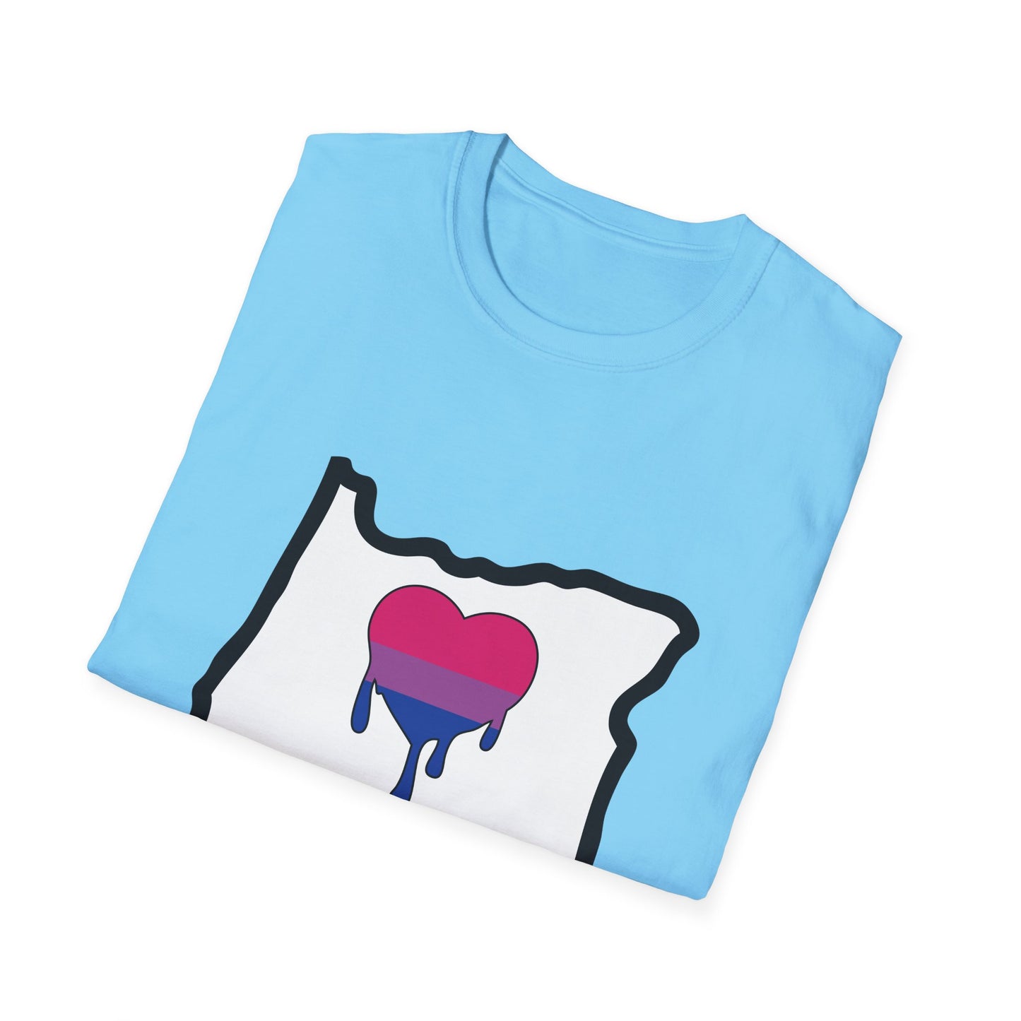 Oregon Pride Tee Shirt (Bi Pride)