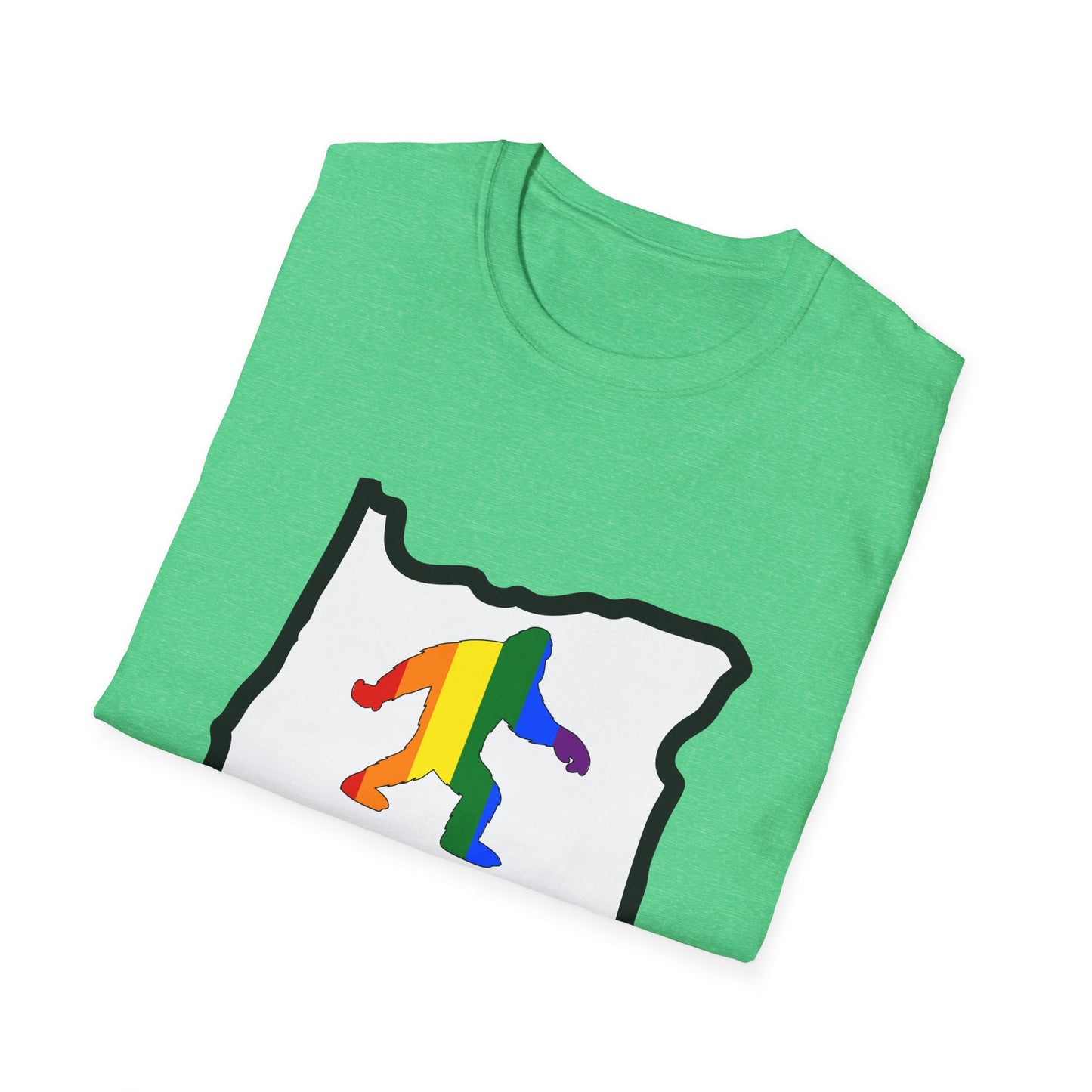 Oregon Pride Tee Shirt (Bigfoot-PNW Pride)