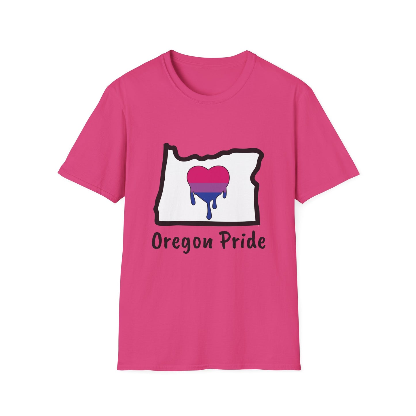 Oregon Pride Tee Shirt (Bi Pride)