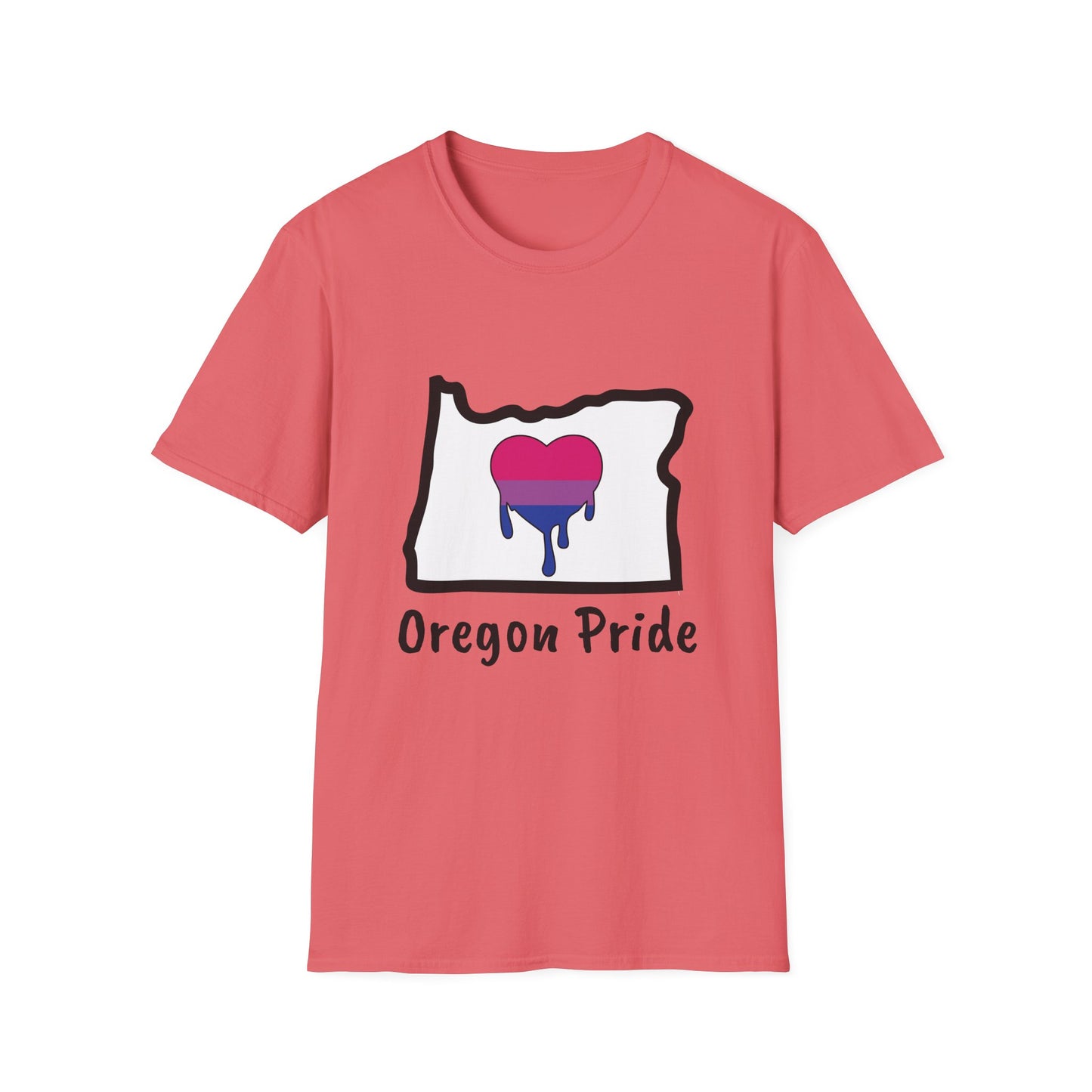Oregon Pride Tee Shirt (Bi Pride)