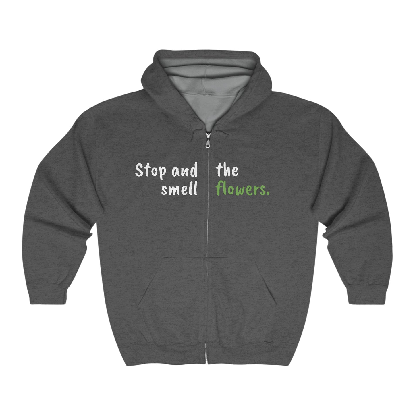 Oregon 420 Pride "Stop and smell the Flowers"-Unisex Zip Hoodie