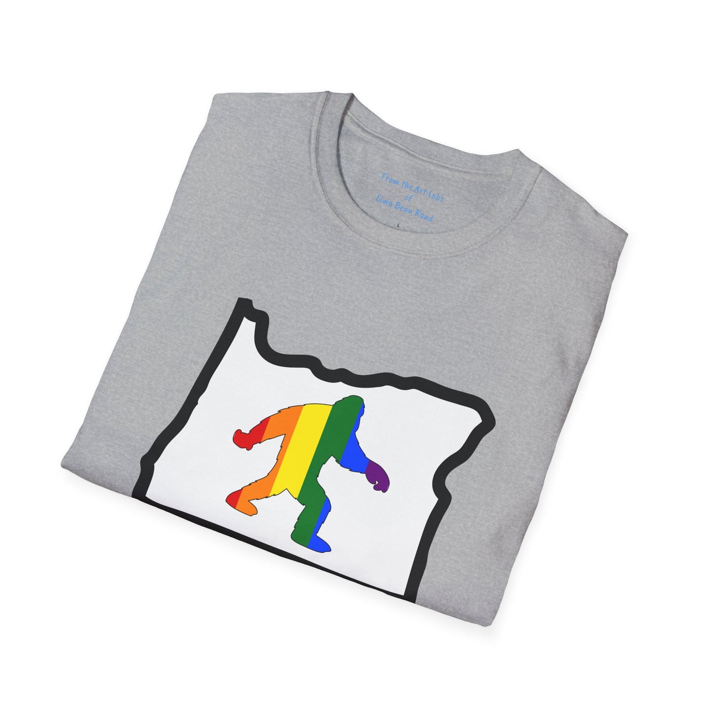 Oregon Bigfoot Pride-Unisex Softstyle T-Shirt