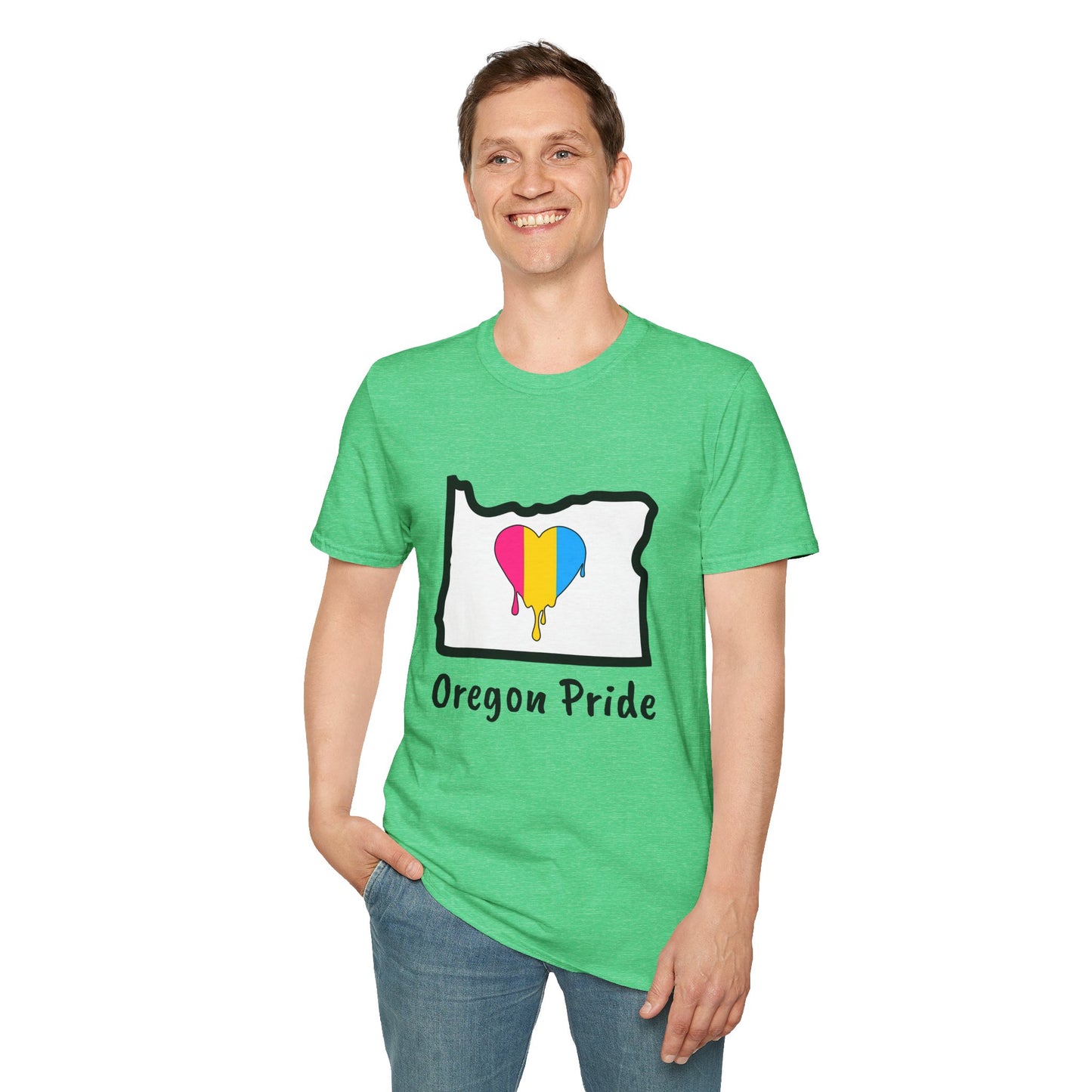 Oregon Pride Tee Shirt (Pan Pride)
