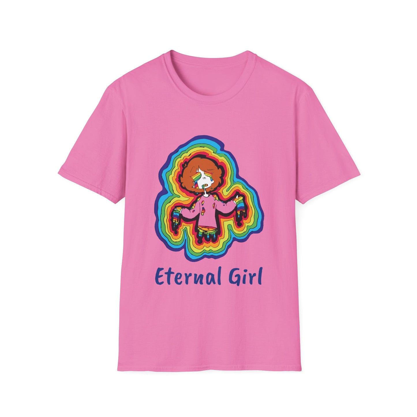 "Eternal Girl" Original Art-Unisex Softstyle T-Shirt