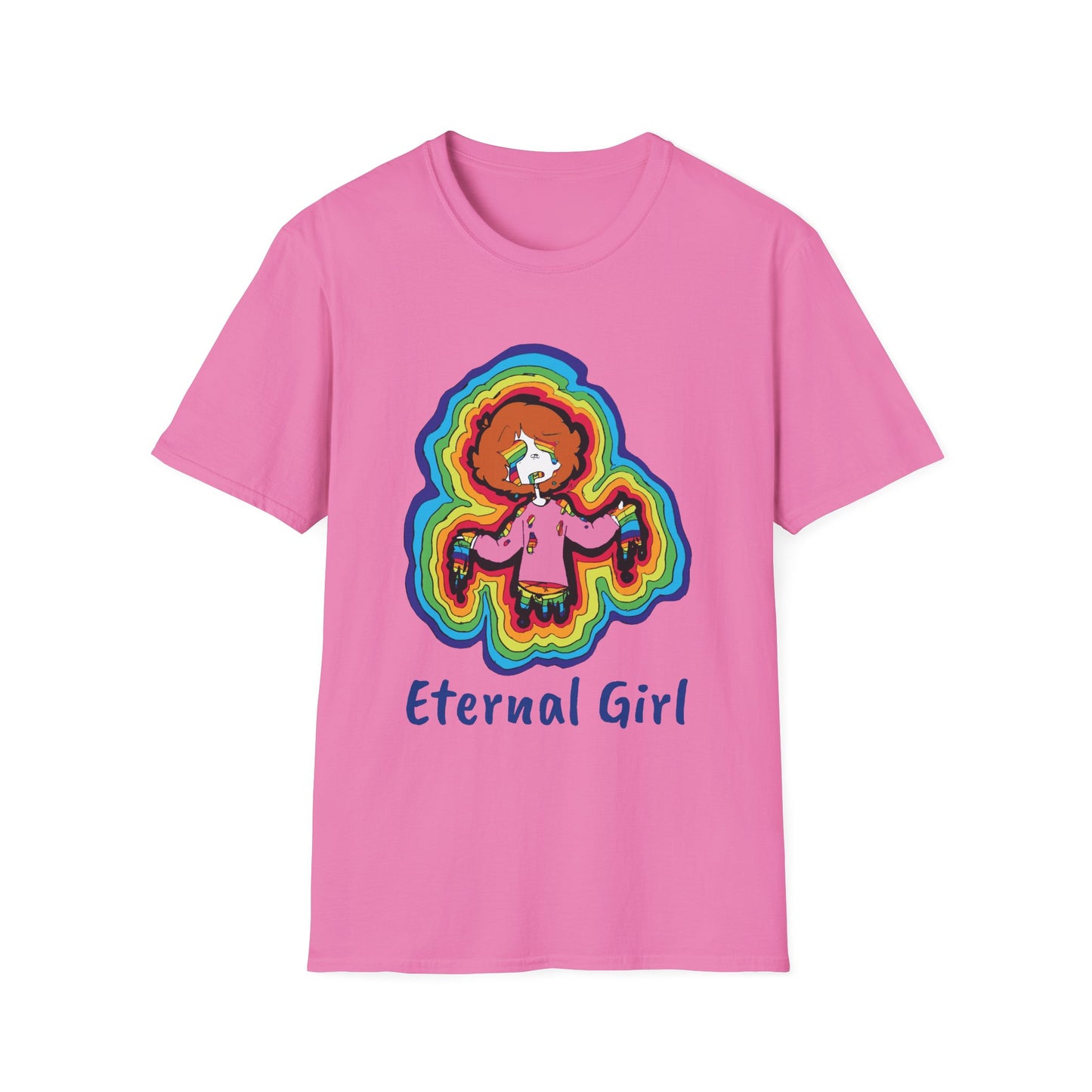 "Eternal Girl" Original Art-Unisex Softstyle T-Shirt