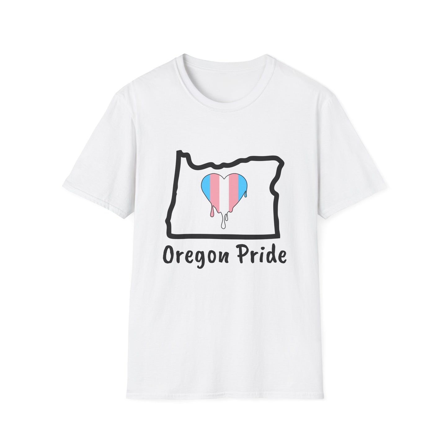 Oregon Pride Tee Shirt (Trans Pride)