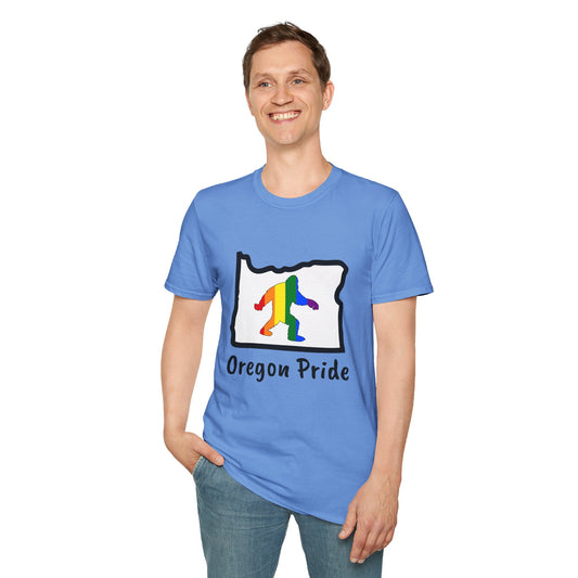 Oregon Pride Tee Shirt (Bigfoot-PNW Pride)