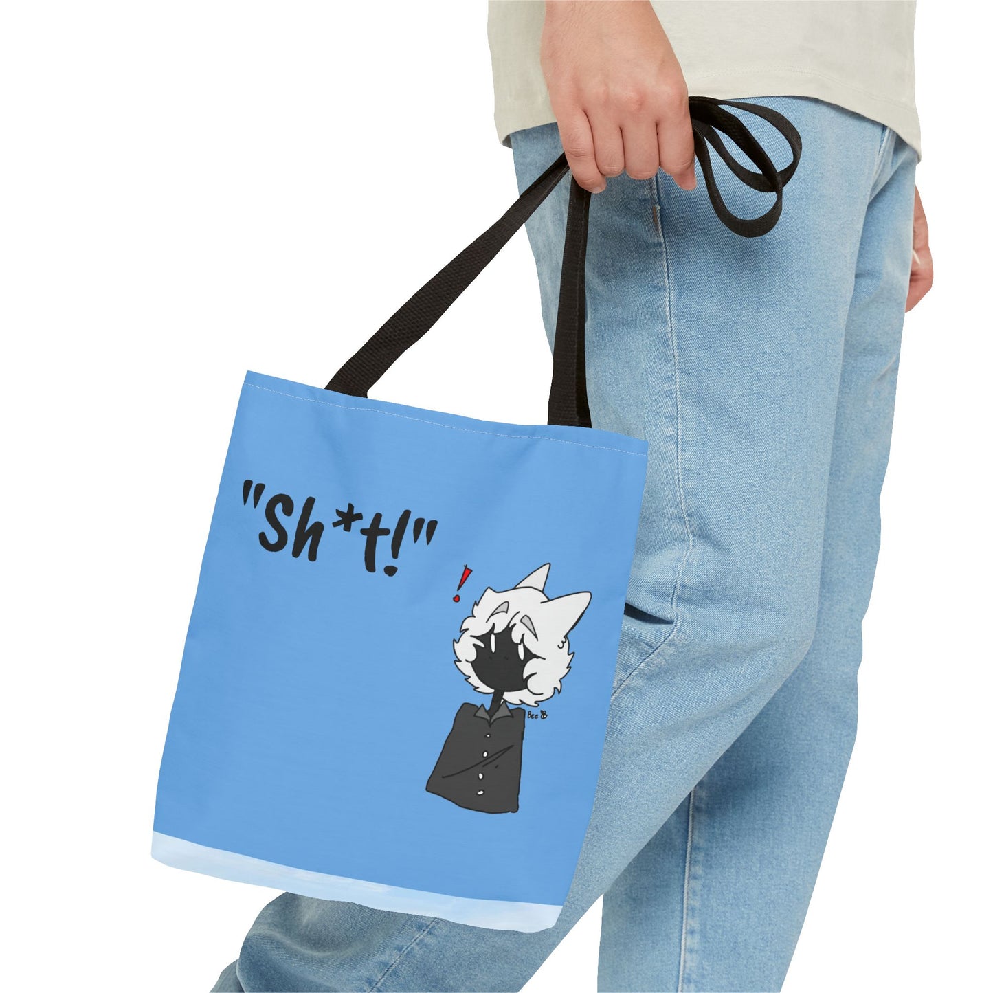 Norman, "Sh*t!"/"Falling" -Original Art-tote bag