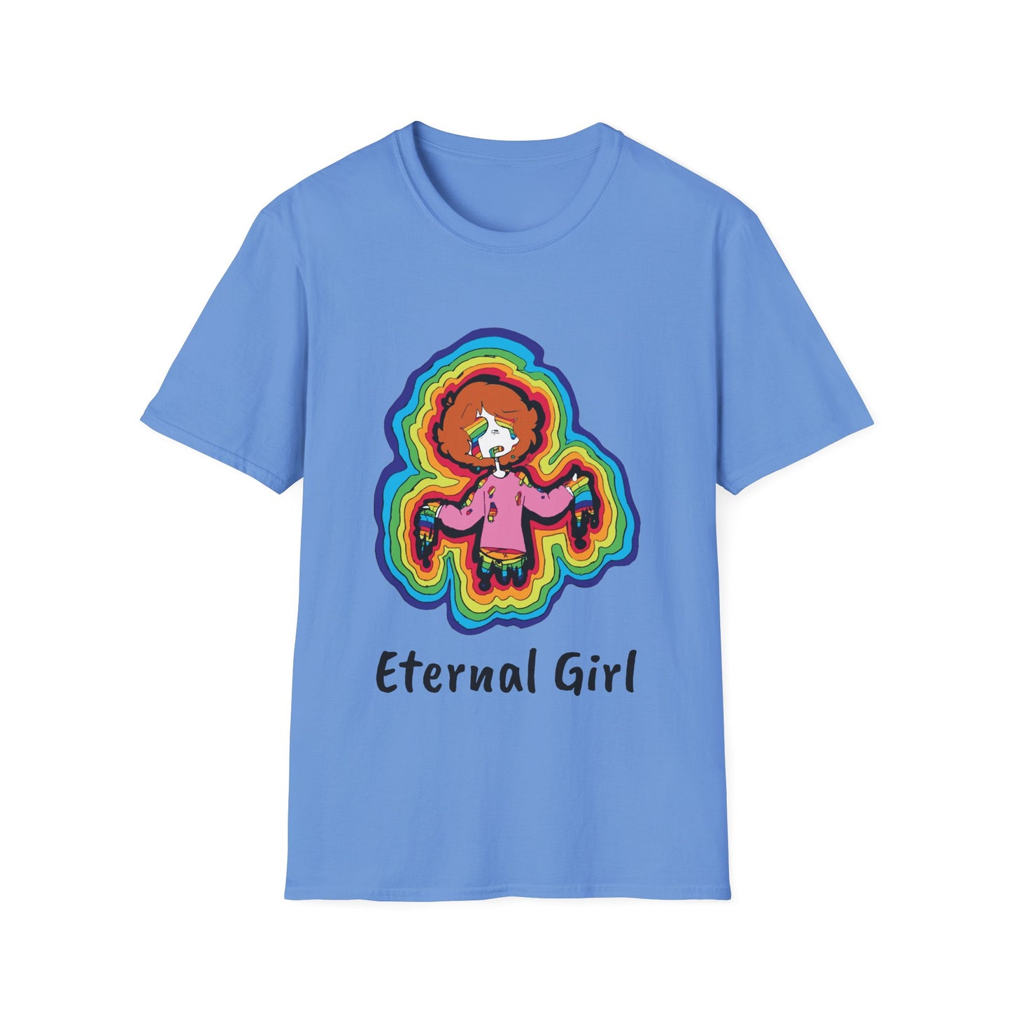 "Eternal Girl" Original Art-Unisex Softstyle T-Shirt