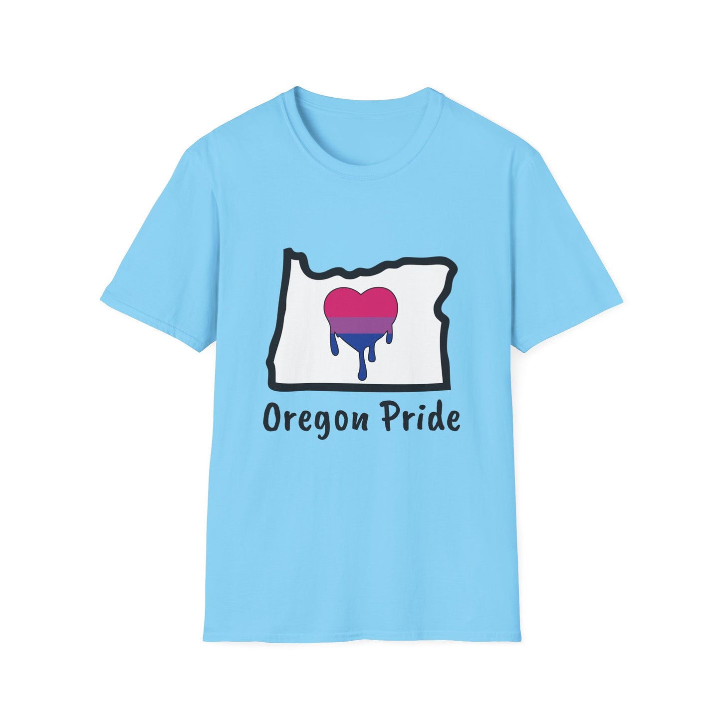 Oregon Pride Tee Shirt (Bi Pride)