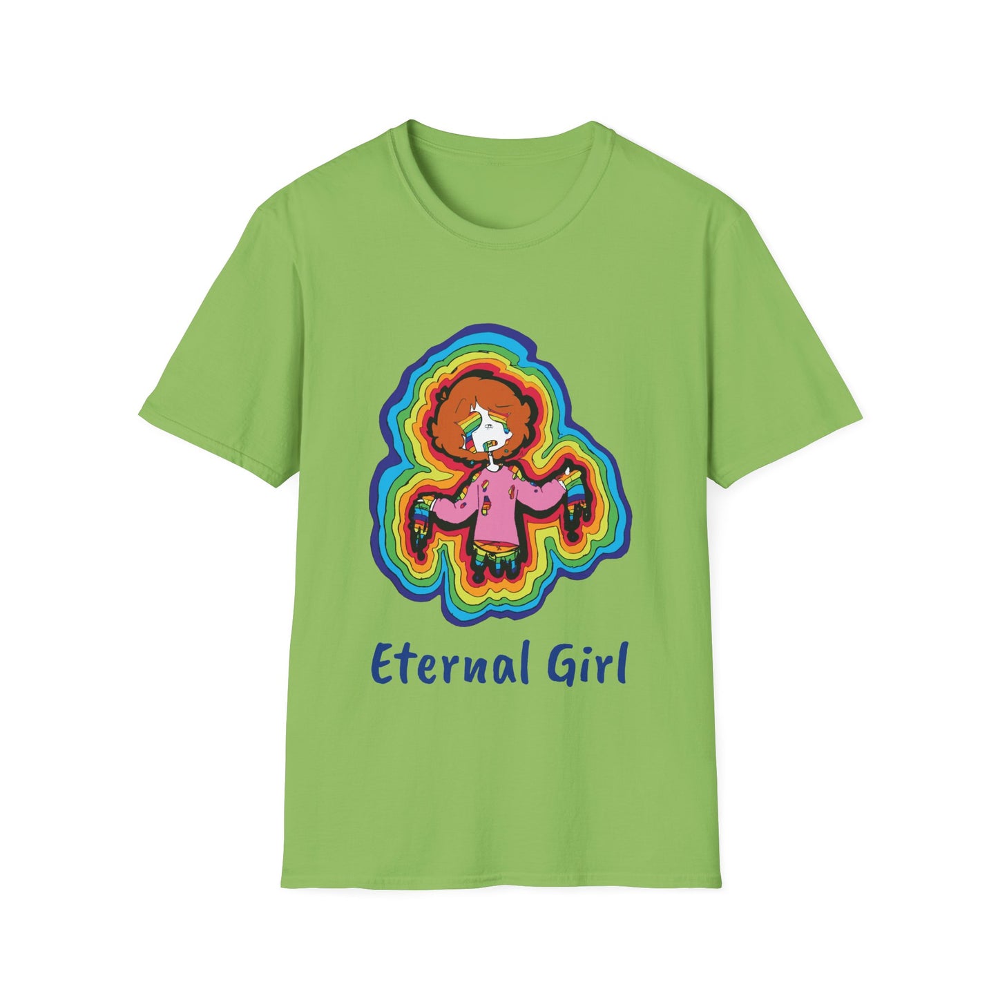 "Eternal Girl" Original Art-Unisex Softstyle T-Shirt