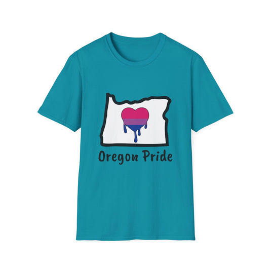 Oregon Pride Tee Shirt (Bi Pride)