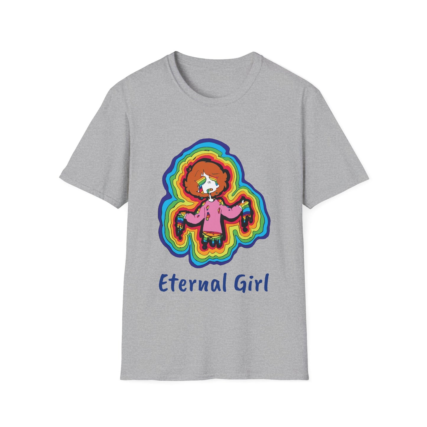 "Eternal Girl" Original Art-Unisex Softstyle T-Shirt