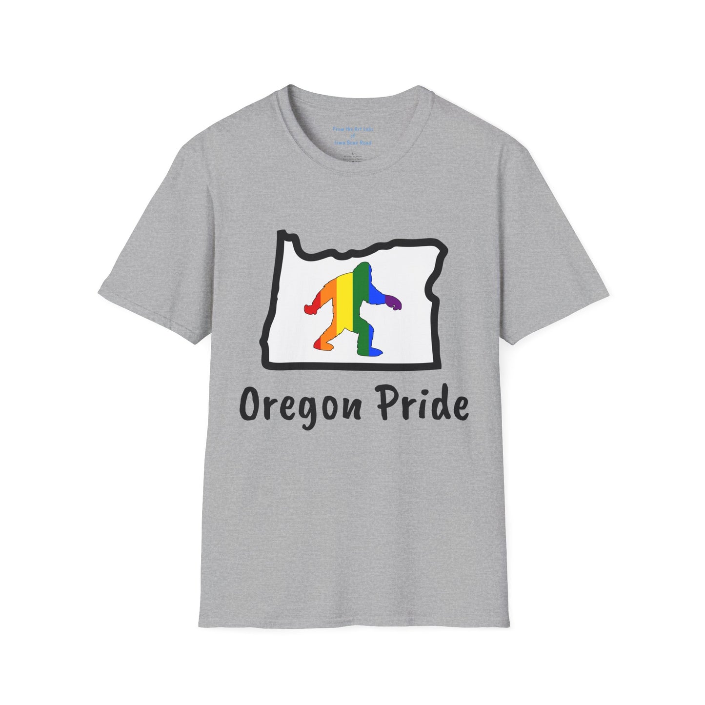 Oregon Bigfoot Pride-Unisex Softstyle T-Shirt