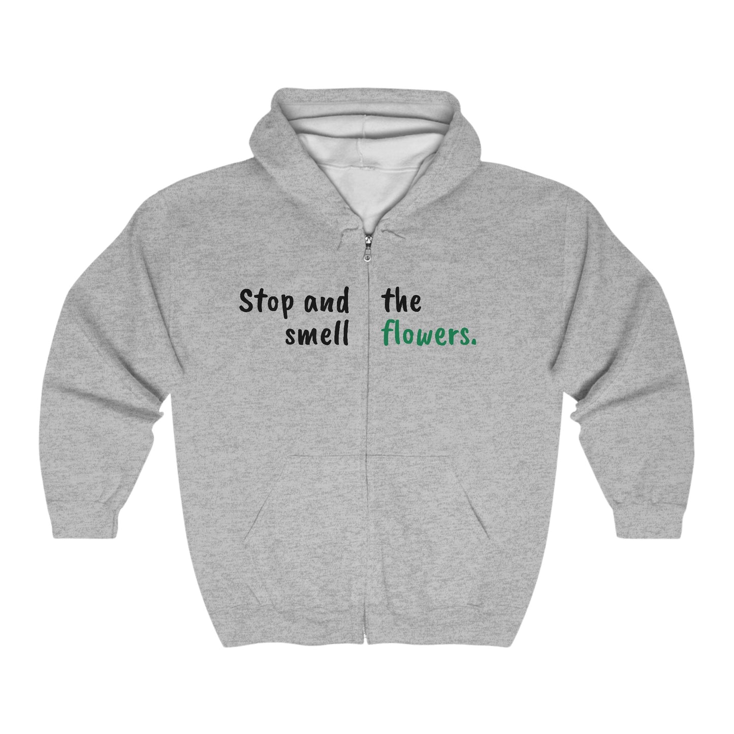 Oregon 420 Pride "Stop and smell the Flowers"-Unisex Zip Hoodie