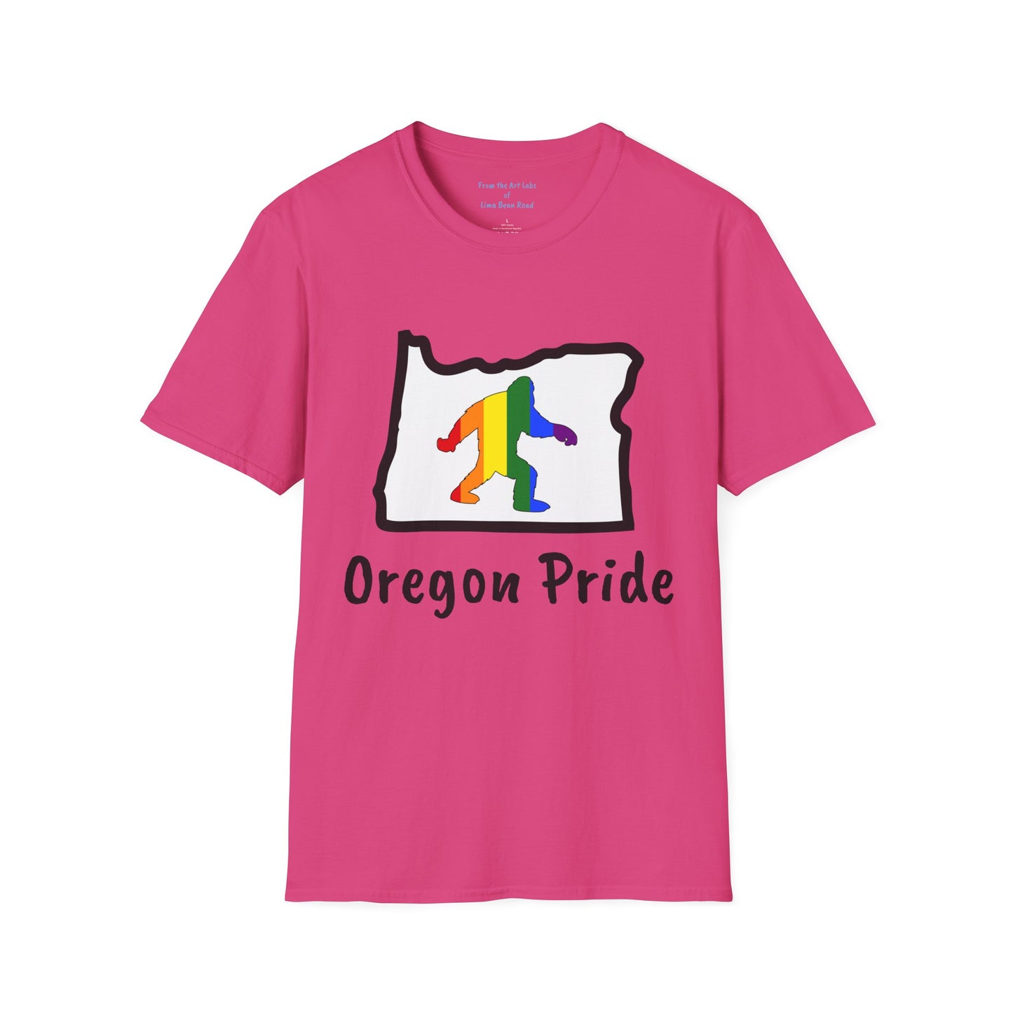 Oregon Bigfoot Pride-Unisex Softstyle T-Shirt