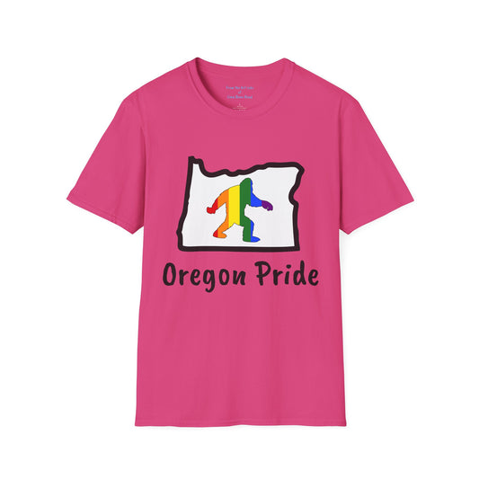 Oregon Bigfoot Pride-Unisex Softstyle T-Shirt