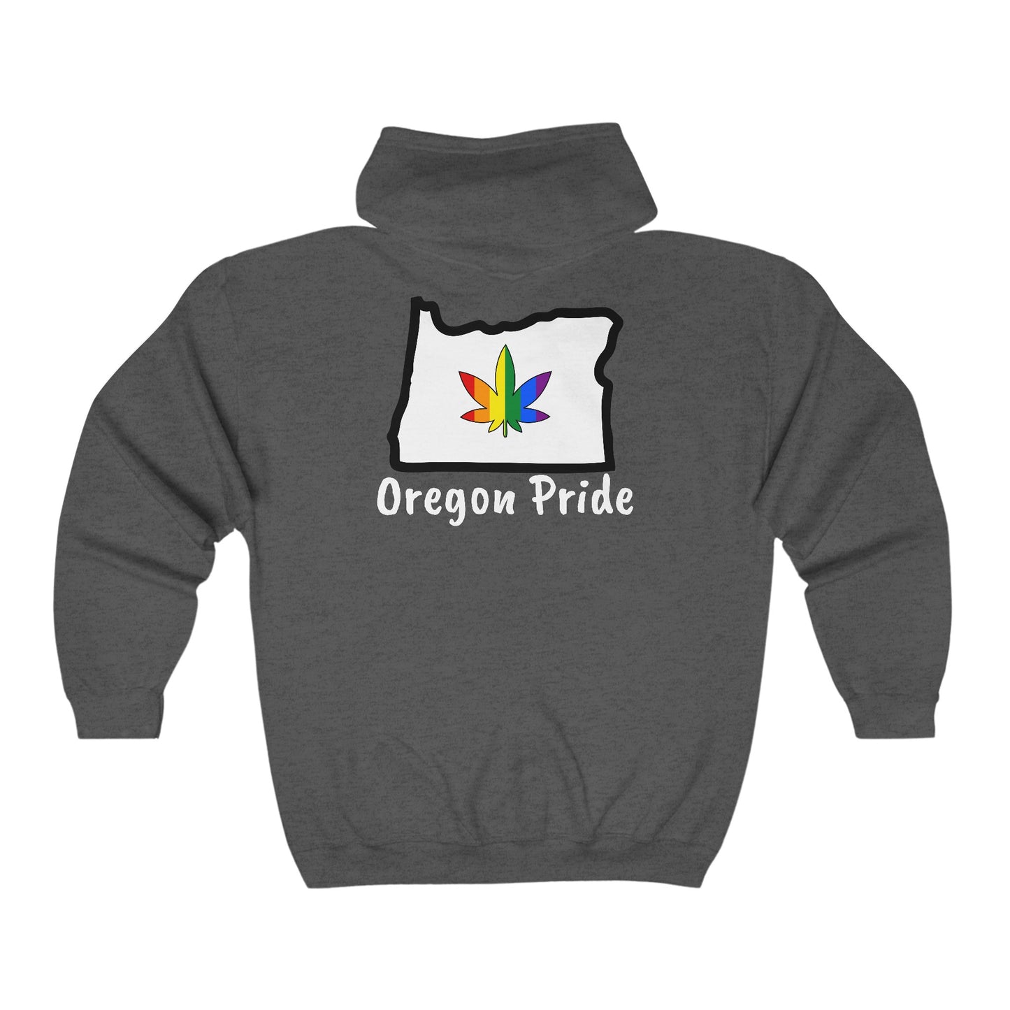 Oregon 420 Pride "Stop and smell the Flowers"-Unisex Zip Hoodie