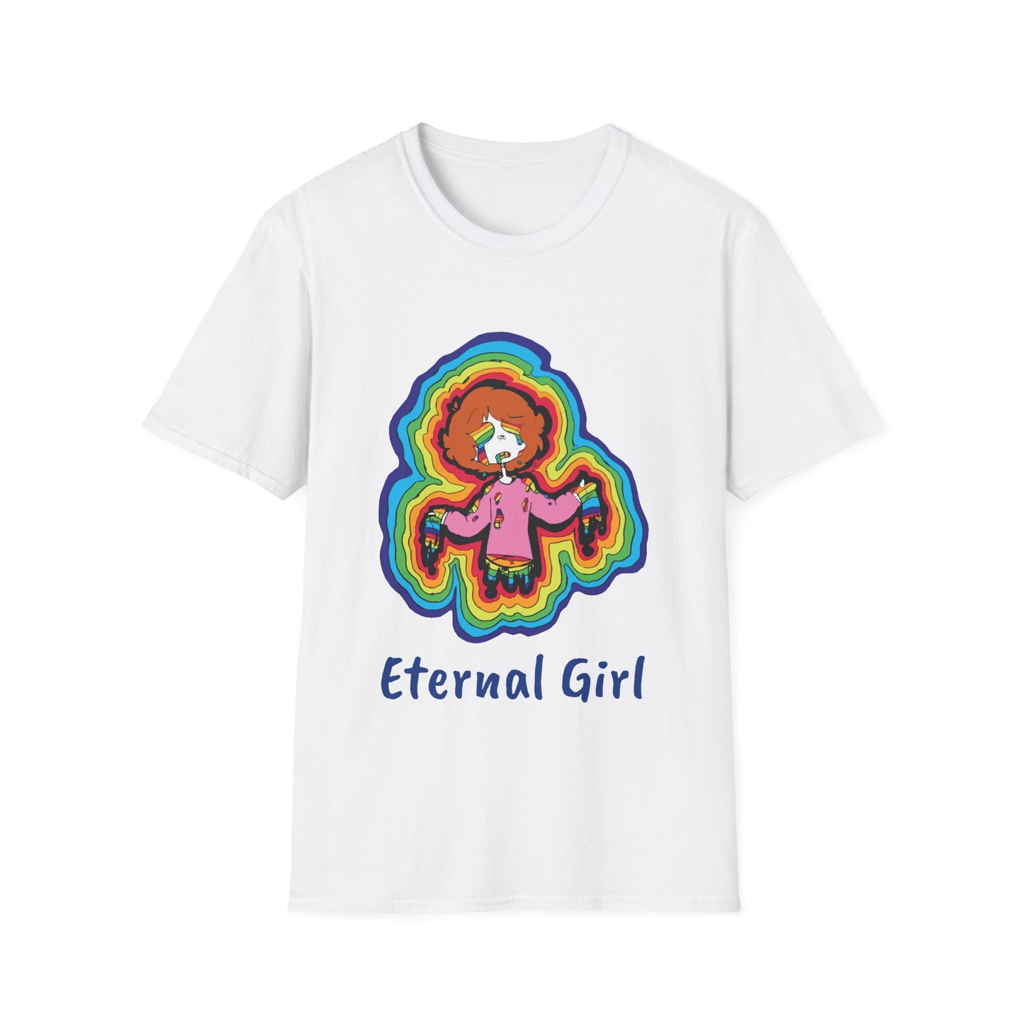 "Eternal Girl" Original Art-Unisex Softstyle T-Shirt