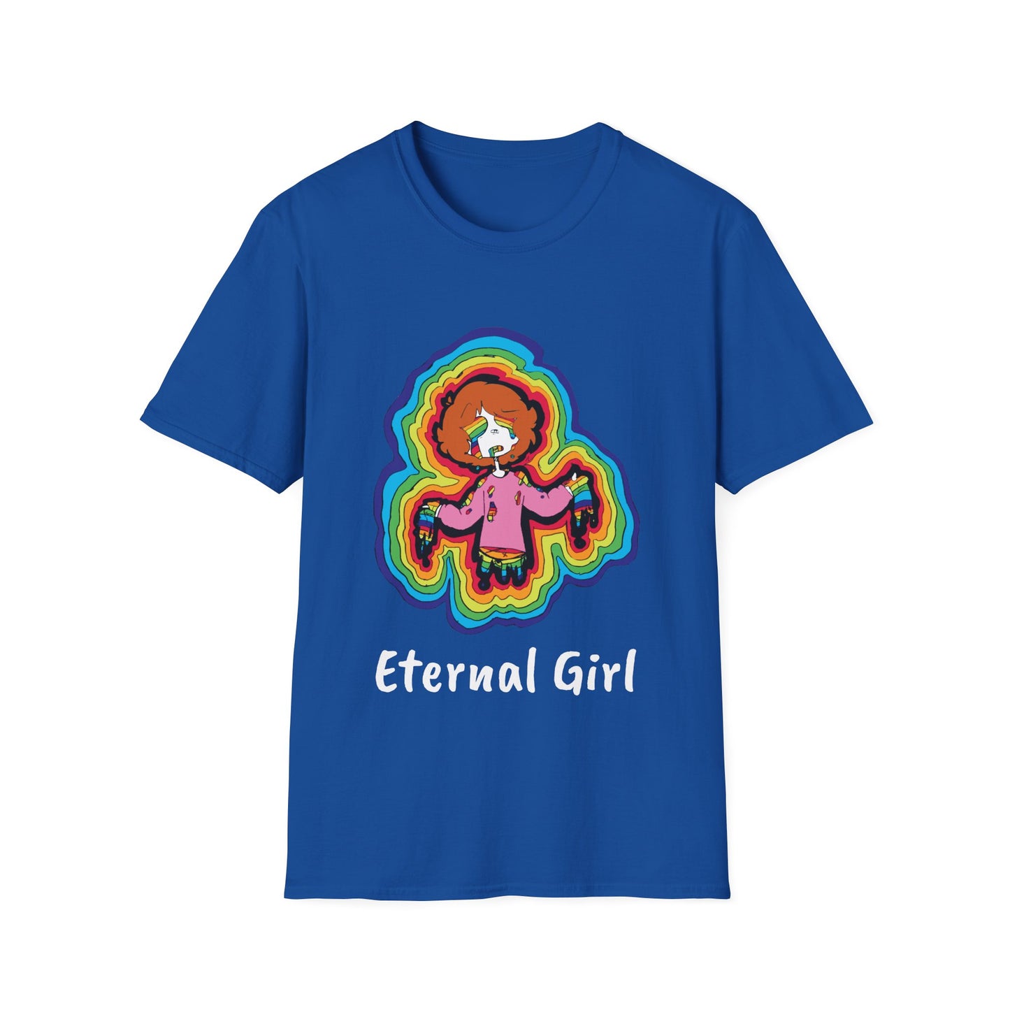 "Eternal Girl" Original Art-Unisex Softstyle T-Shirt