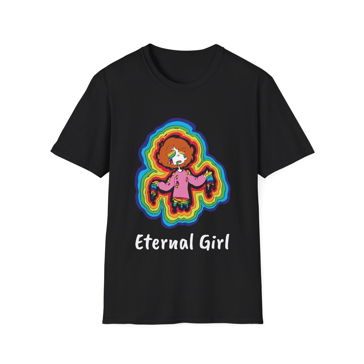 "Eternal Girl" Original Art-Unisex Softstyle T-Shirt