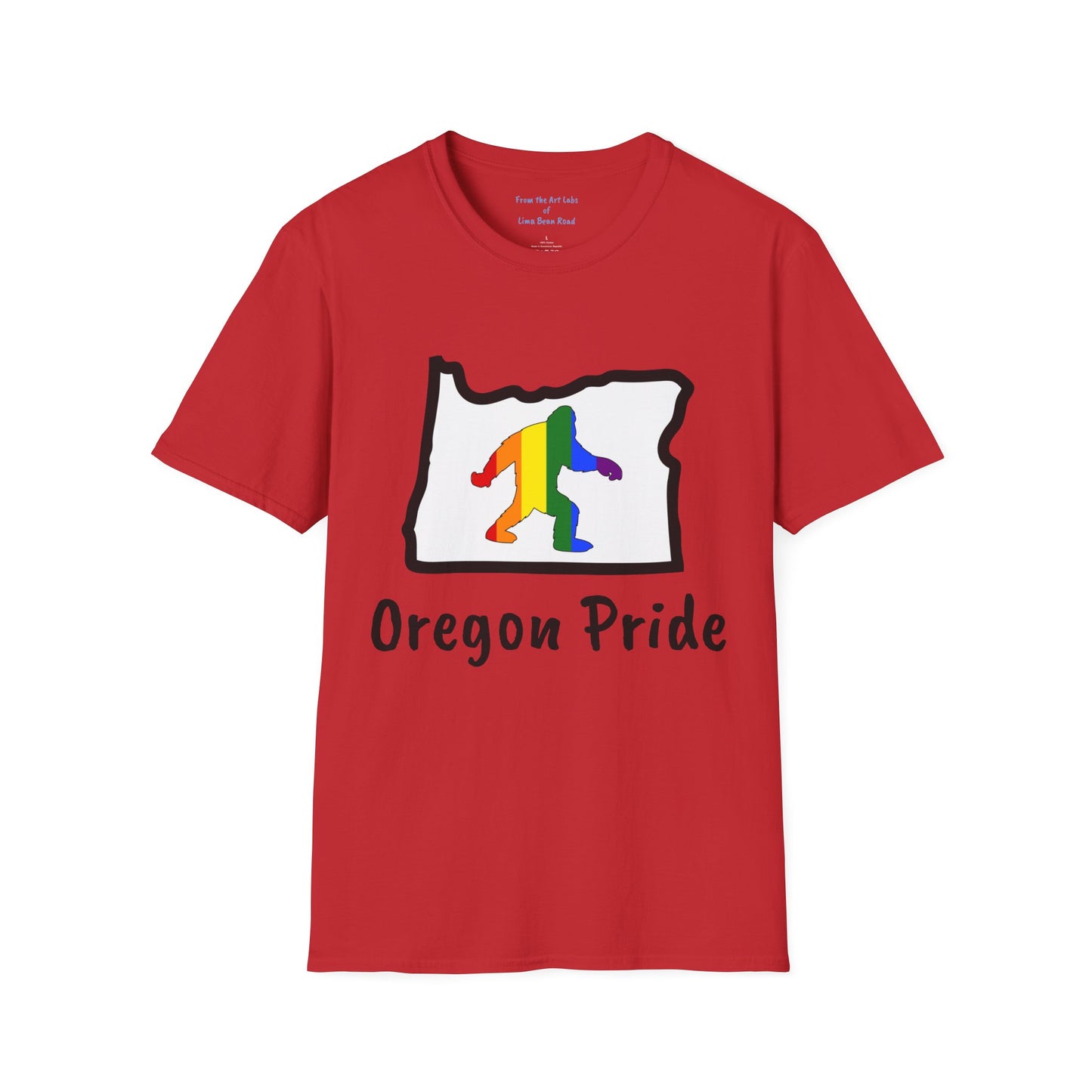 Oregon Bigfoot Pride-Unisex Softstyle T-Shirt