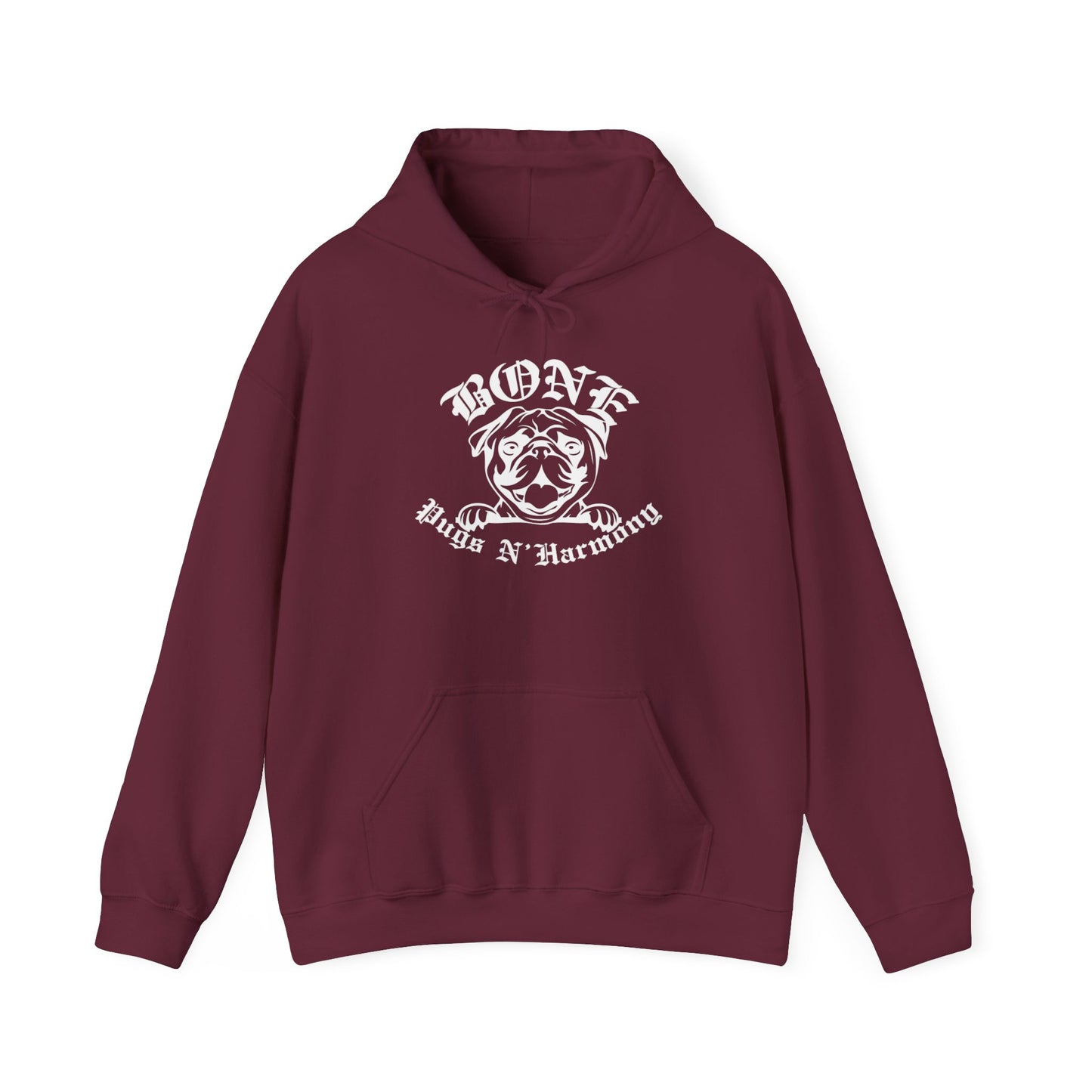 "Bone Pugs N' Harmony" Unisex Heavy Blend™ Hooded Sweatshirt