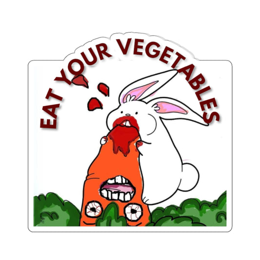 "Eat Your Vegetables" Kiss-Cut Stickers