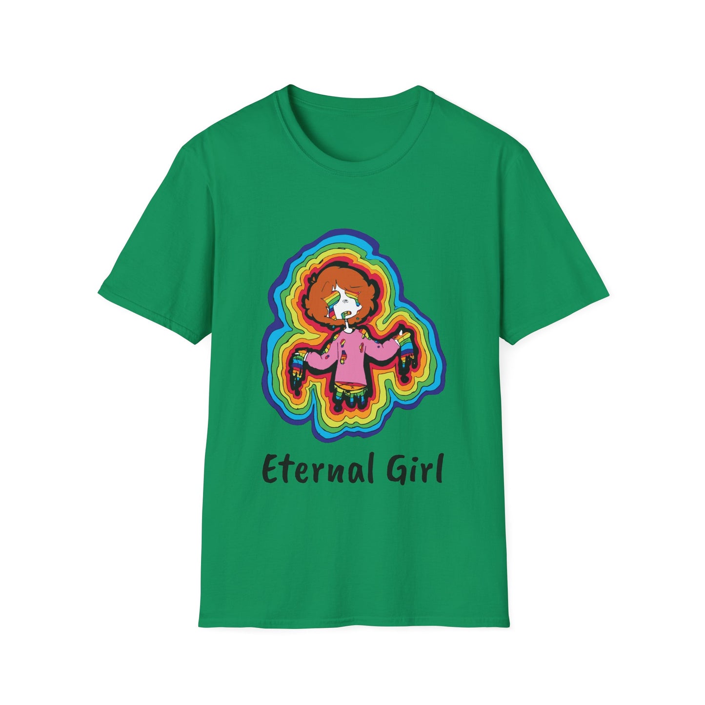 "Eternal Girl" Original Art-Unisex Softstyle T-Shirt