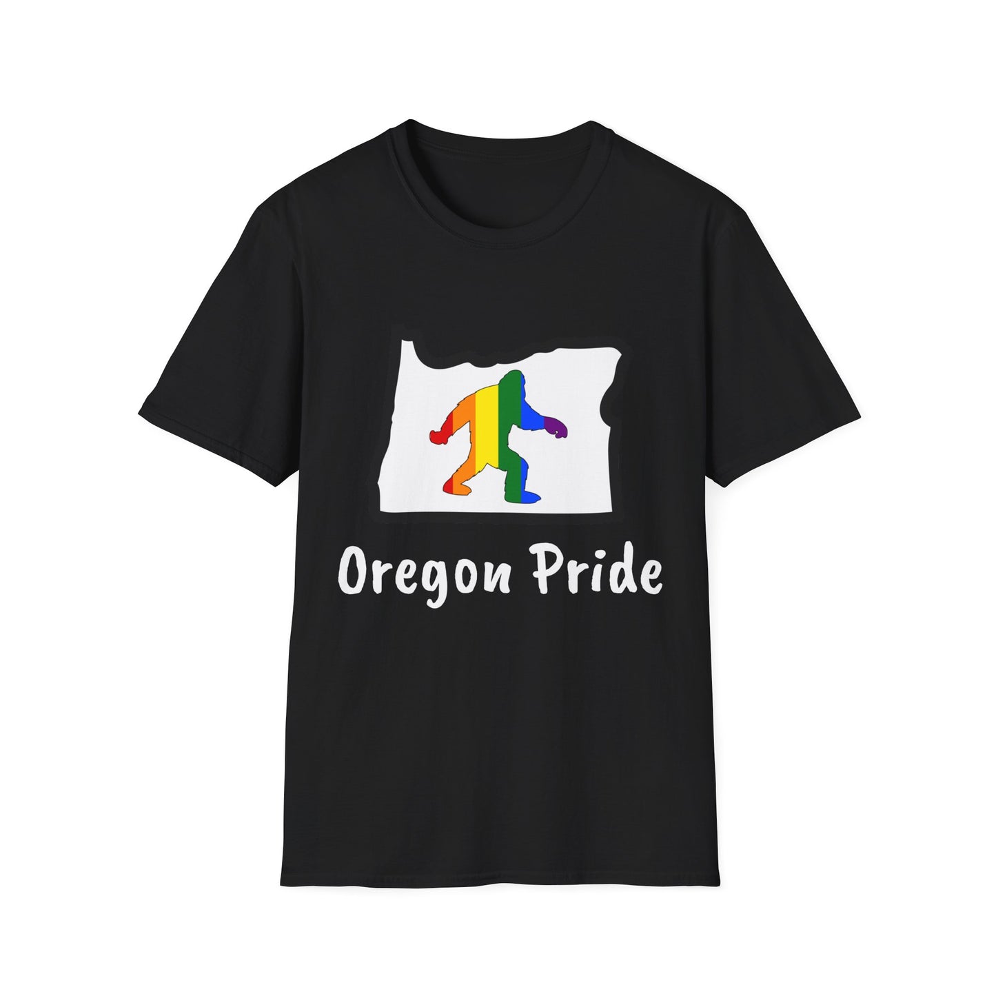 Oregon Bigfoot Pride-Unisex Softstyle T-Shirt