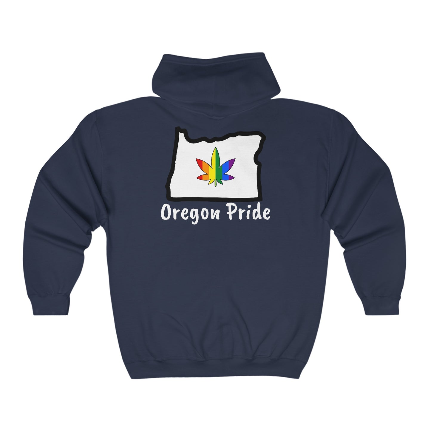 Oregon 420 Pride "Stop and smell the Flowers"-Unisex Zip Hoodie