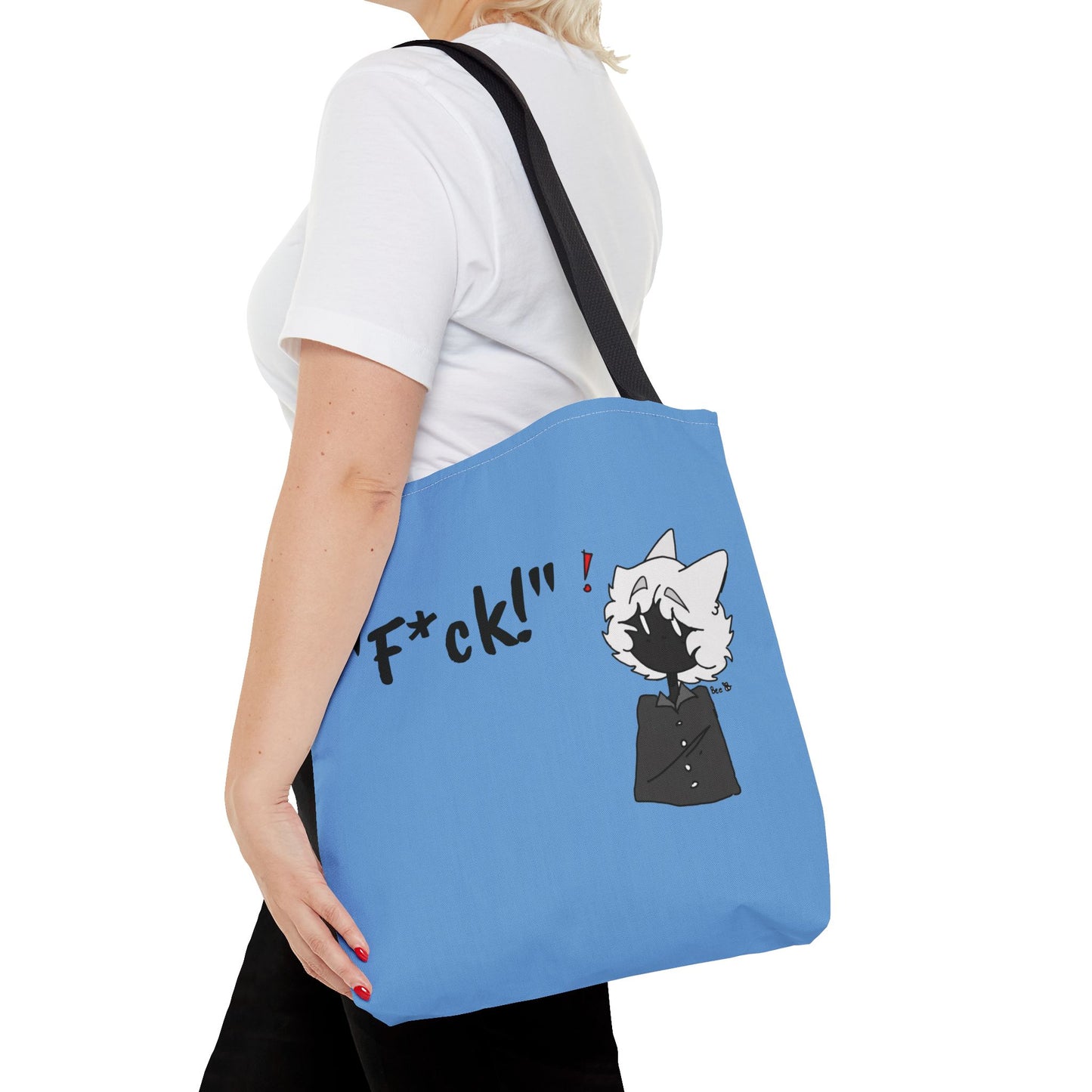 Norman, "F*ck"/ Mirror Mirror, Original Art-Tote Bag (AOP)