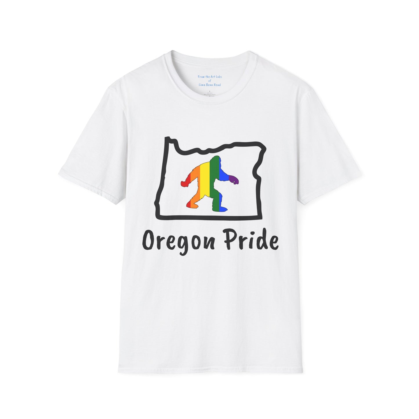 Oregon Bigfoot Pride-Unisex Softstyle T-Shirt