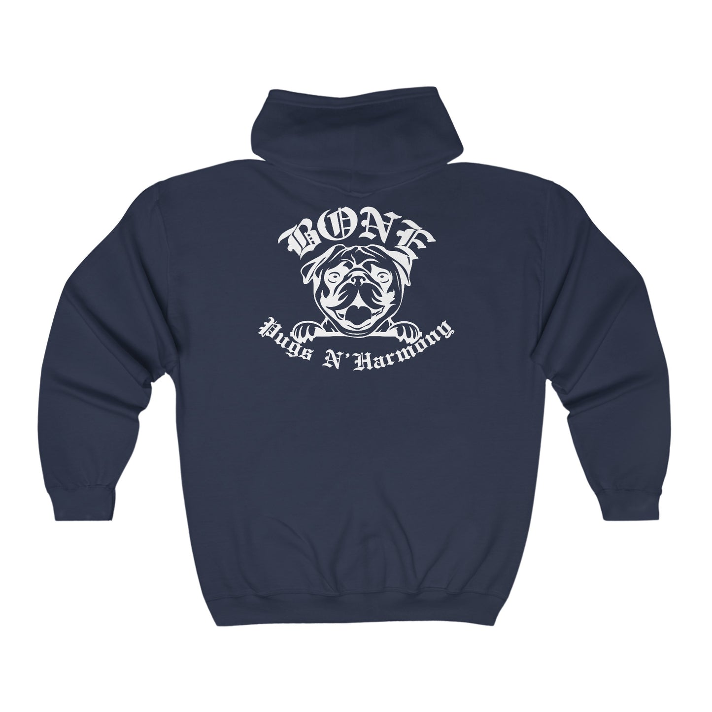 "Bone Pugs's N' Harmony- It was us" Uni-sex Zip up Hoodie