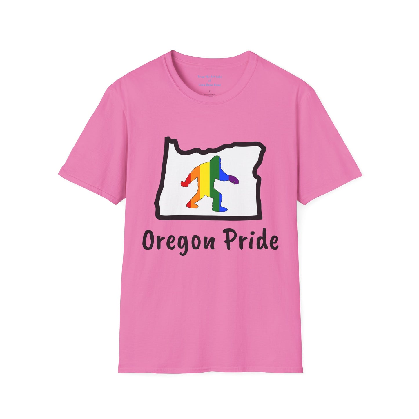 Oregon Bigfoot Pride-Unisex Softstyle T-Shirt