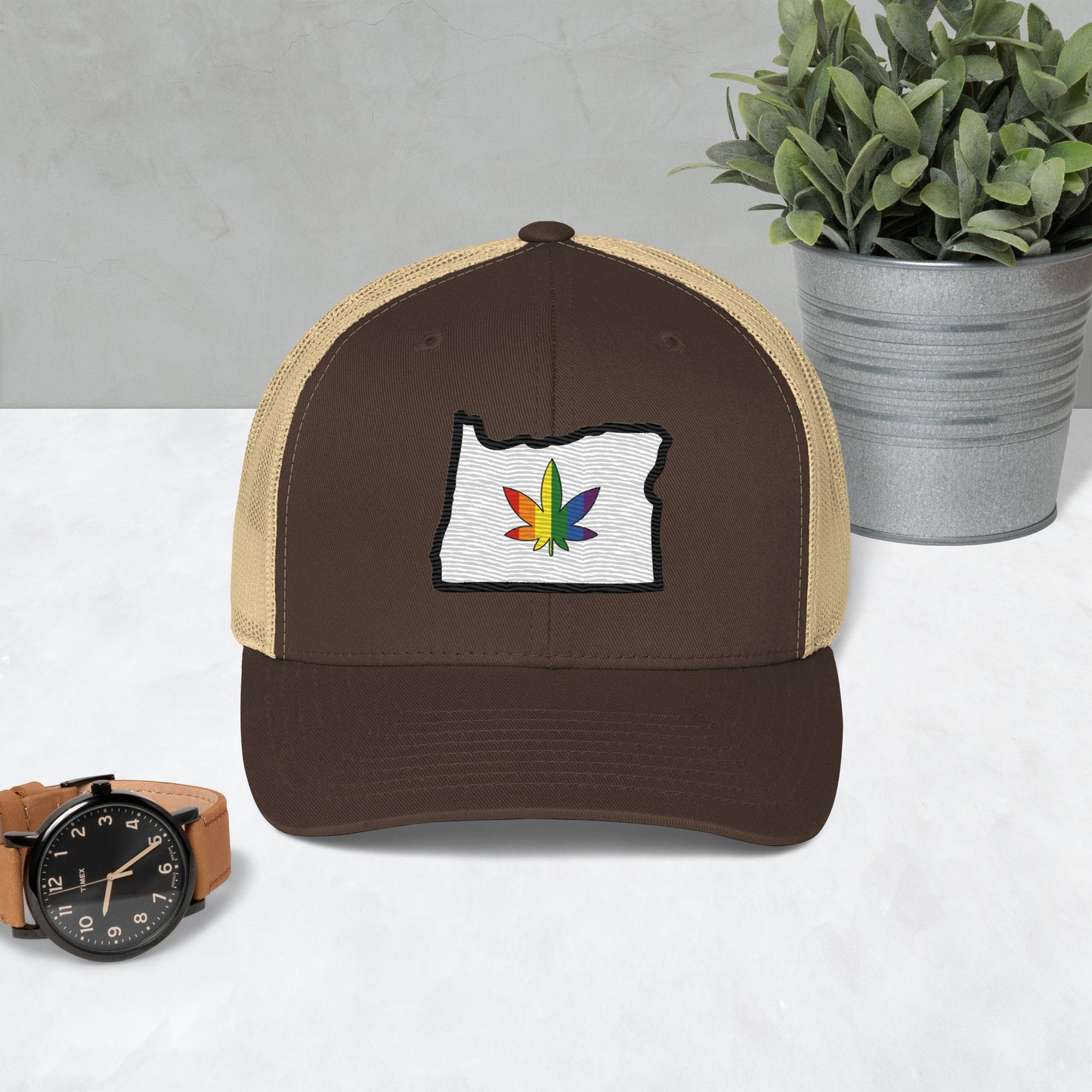 Oregon 420 Pride Trucker Cap