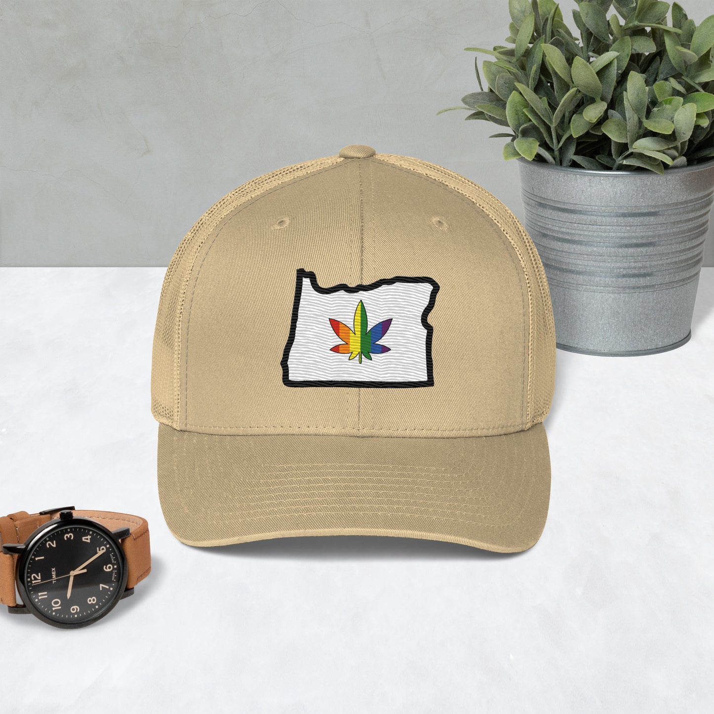 Oregon 420 Pride Trucker Cap