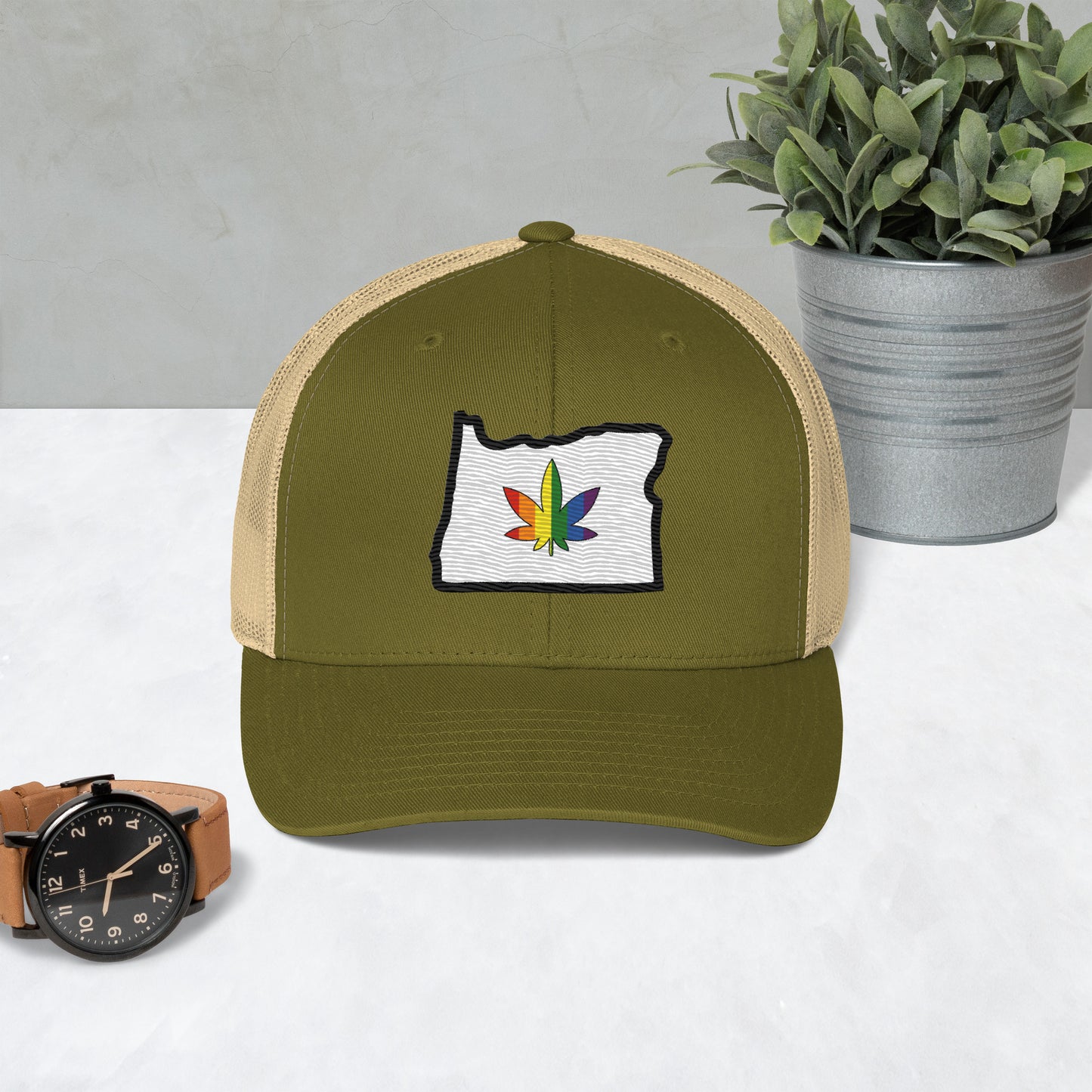 Oregon 420 Pride Trucker Cap