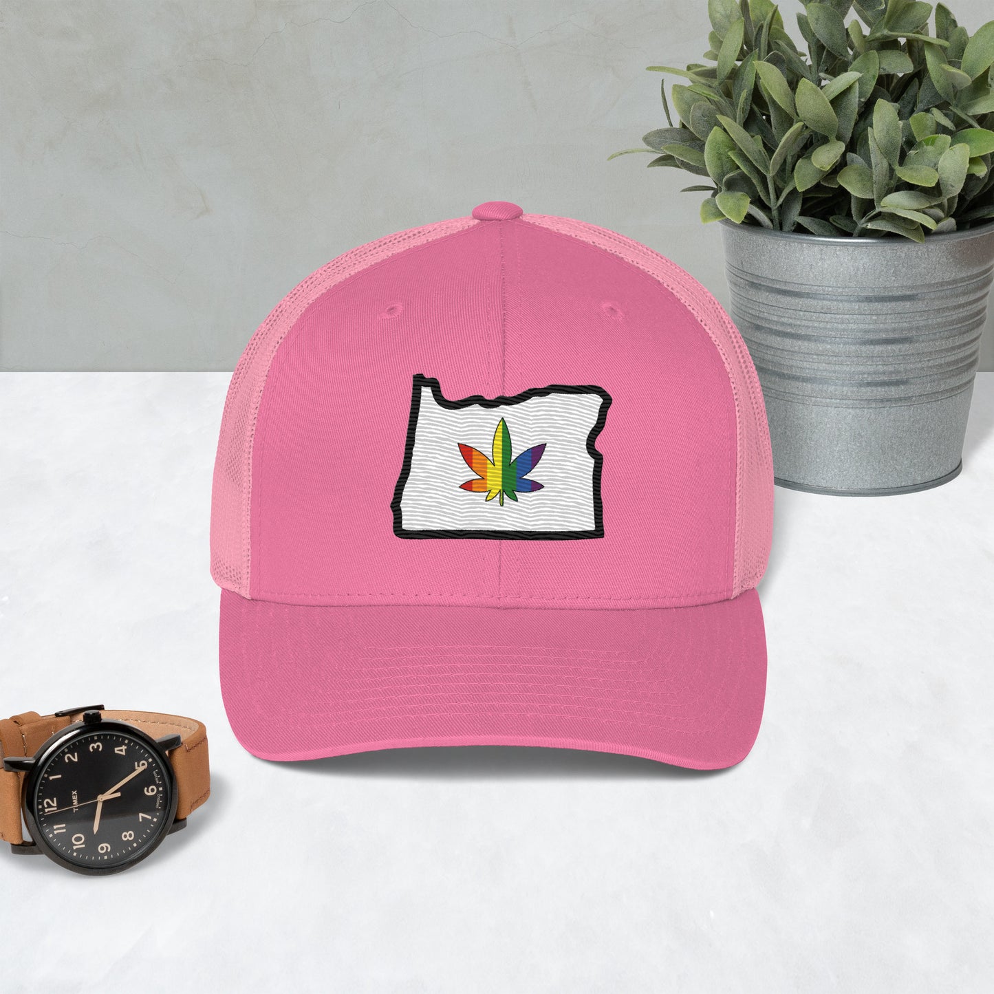 Oregon 420 Pride Trucker Cap