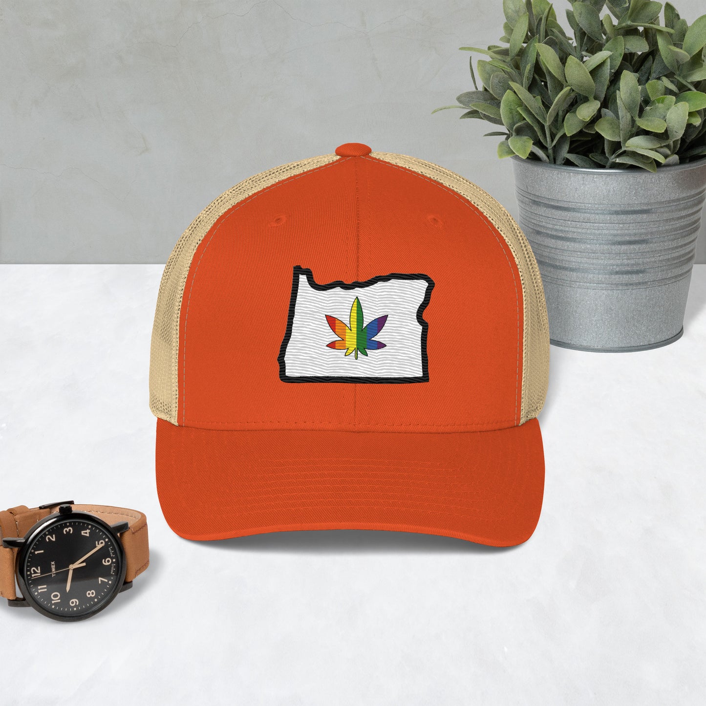 Oregon 420 Pride Trucker Cap